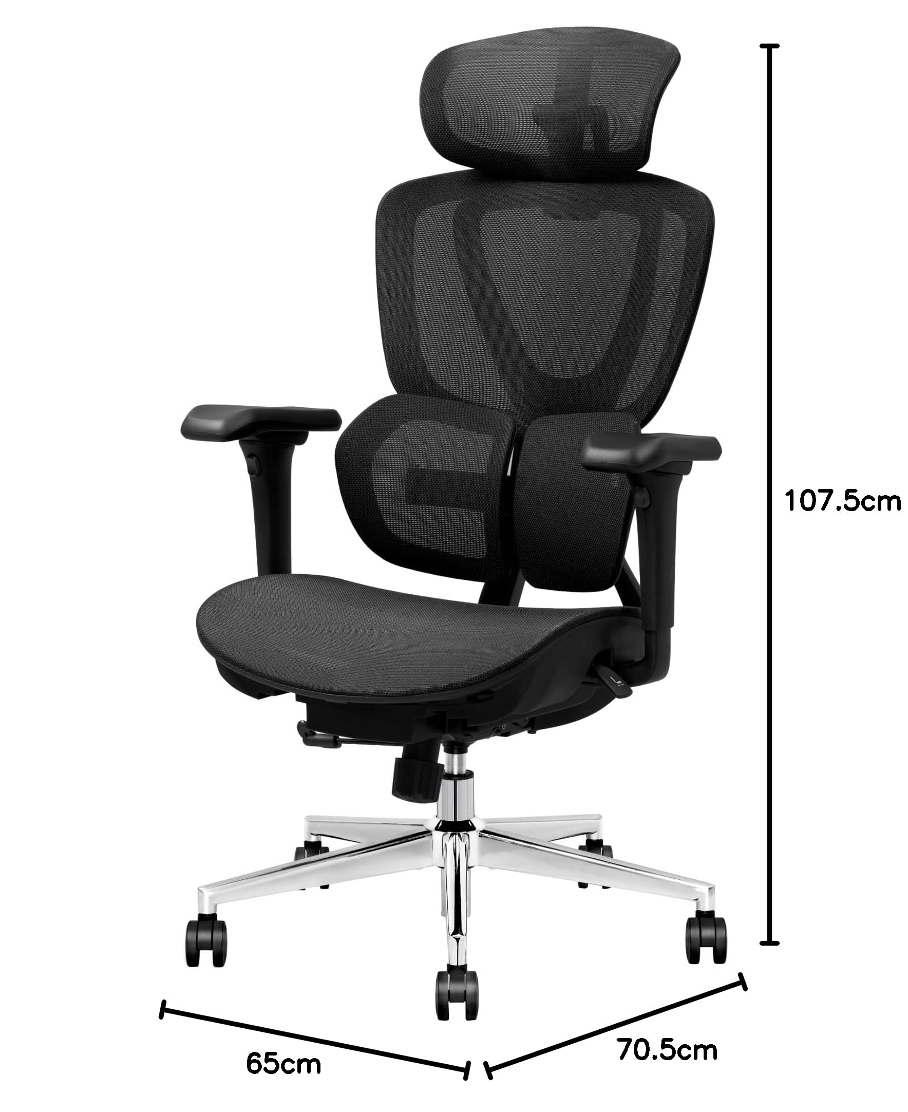 Amazon.co.jp: FLEXISPOT オフィスチェア デスクチェア C8 人間工学